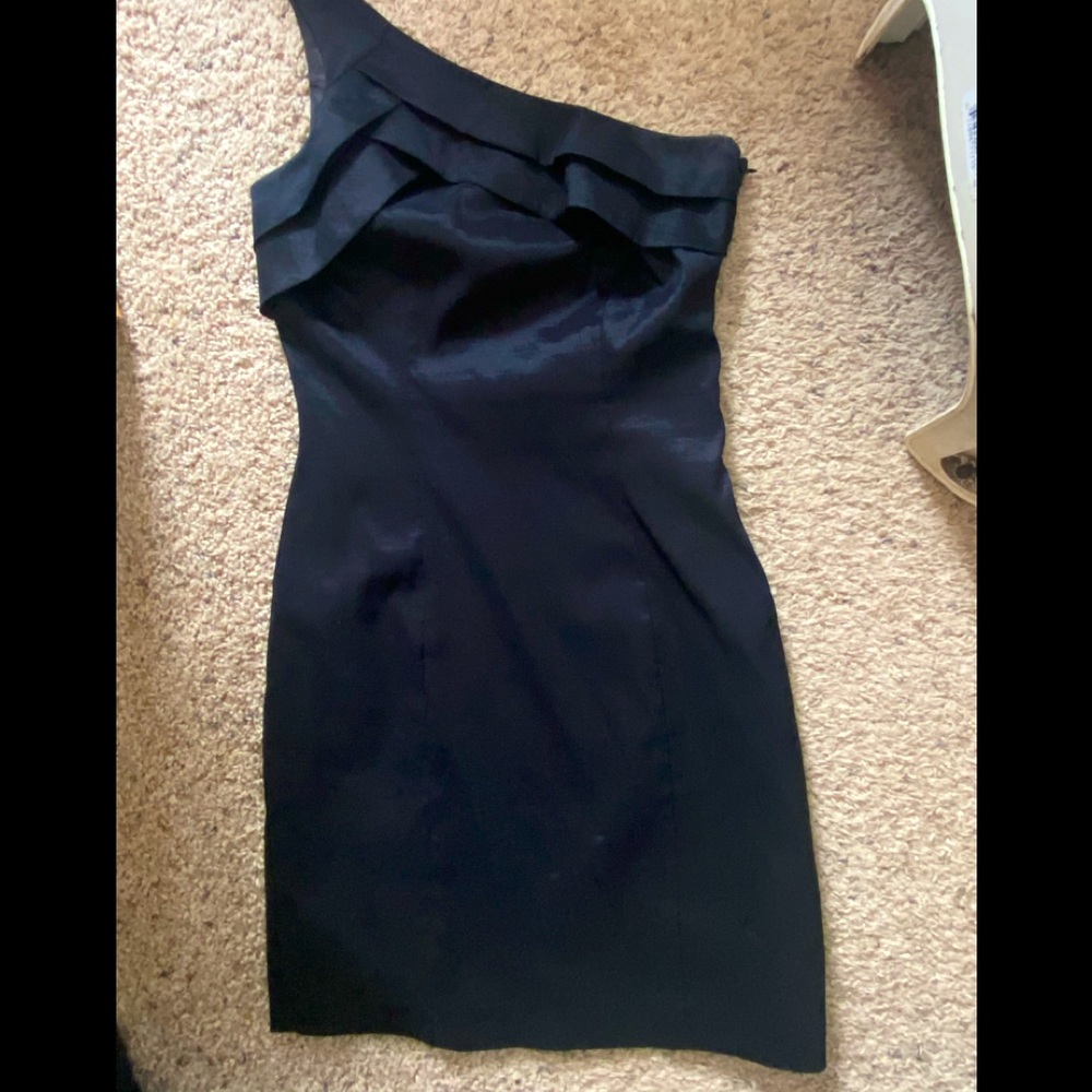 Black cocktail maid of honor size 4
